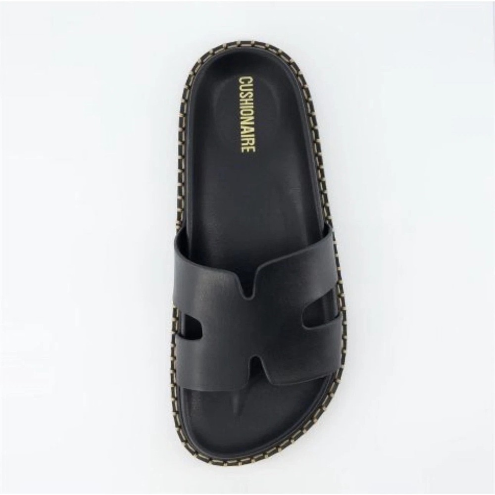Cushionaire Women's Slides Sandal Cutout Slip-On with Stitching Size 10 NWB - Picture 5 of 8
